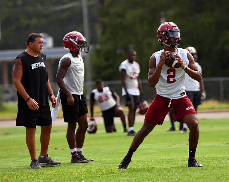 Dothan High Wolves begin football practice